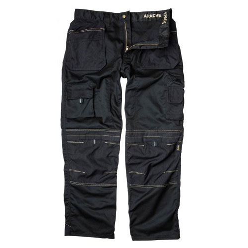 Apache Black Holster Trousers